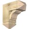 Ekena Millwork Olympic Arts and Crafts Rough Sawn Bracket w/ Offset Brace, Douglas Fir, 8"W x 18"D x 18"H BKT0806X18X18OLY03RDF - alternate 1